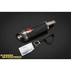 Pô AKRAPOVIC Carbon Slip on Kawasaki Ninja 400 / Z400 (chính hãng)